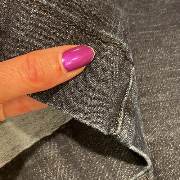 Banana Republic Flare Dark Denim Blue Jeans Limited Edition 28/6 - Picture 14 of 15